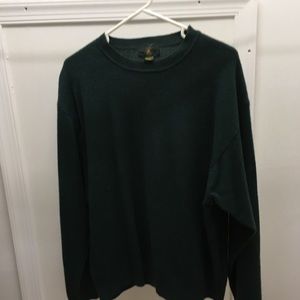 Men’s cashmere sweater -hunter green-large